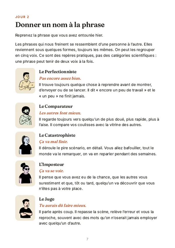 Le guide : Une page par jour, à lire sur votre téléphone